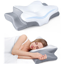 Ultra Pain Relief Cooling Pillow for Neck Support, Adjustable Cervical Pillow Cozy Sleeping, Odorless Ergonomic Contour Memory Foam Pillows, Orthopedic Bed Pillow for Side Back Stomach Sleeper