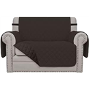 Easy-Going Oversized Chair Sofa Slipcover Reversible Sofa Cover Water Resistant Couch Cover Furniture Protector Cover with Elastic Straps for Pets Kids Dog Cat (Small XL, Chocolate/Chocolate)