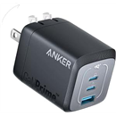 Anker USB Charger Block,67W GaN Wall Charger,3-Port Compact Fast Charging Phone Charger,For MacBook Pro/Air, Pixelbook, iPad Pro, iPhone 17/16/Pro, Galaxy S23/S22, Note20, Pixel, Apple Watch, and More