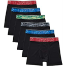 Hanes Boys' Underwear Boxer Briefs Pack, 6-pack, Hanes Moves X-temp Boxer Brief Underwear for Boys, Moisture-wicking