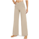 G4Free Petite/Regular/Tall Women Wide Leg Yoga Pants with Pockets Dress Pants Loose Casual Work Trouser Lounge Pants