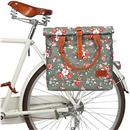 TOURBON Bike Bag for Bicycle Rear Rack Pannier Roll-top Women Shoulder Bag