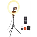 NEEWER RP18B Pro 18 inch Ring Light with Tripod Stand/Phone Holder, White