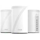 TP-Link Deco 7 Pro BE63 Tri-Band WiFi 7 BE10000 Whole Home Mesh System - 6-Stream 10 Gbps, 4x2.5G Ports Wired Backhaul, 4X Smart Internal Antennas, VPN, HomeShield, Free Expert Support (3-Pack)