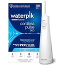 Waterpik Cordless Pulse 3100 Rechargeable Portable Water Flosser for Teeth, Gums, Braces Care and Travel with 2 Flossing Tips, Waterproof for Shower Use, ADA Accepted, WF-20 White, Amazon Exclusive