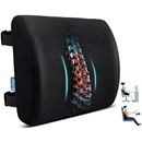 Lumbar Support Pillow for Office Chair, Office Home Essentials,Gifts for Mom,Dad, Back Support Pillow for Car, Chair Cushions,Back Pain Relief Improve Posture,Mesh Cover Double Adjustable Straps