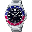 Casio MDV106 Series | Unisex Analog Watch | 200M WR | Stainless Steel Case | Resin Band | 2 Hand Analog (HR, Min, SEC) | Date Display | Screw Down Crown/Screw Down Caseback | 3 Year Battery