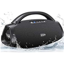 W-KING 200W RMS Loud Bluetooth Speaker Large Big Boombox, IP67 Waterproof Portable Wireless Outdoor Speakers,5 Drives/3 Way/7.5" Subwoofer/Custom APP, Massive Bass/Fast Charge/30H/OTG/Guitar-in/TF/AUX