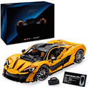 [Best Price] LEGO Technic McLaren P1 Hypercar Building Set, Scale Model Car Kit for Adults to Build, Collectible Vehicle with V8 Piston Engine and 7-Speed Gearbox, Gift for Men, Women, Him or Her 42172