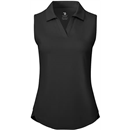 BGOWATU Women's Sleeveless Golf Polo Shirts Collared V Neck Tennis Tank Tops UPF 50+ Quick Dry Lightweight