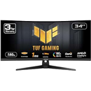 ASUS TUF Gaming 34” Ultra-Wide Curved Monitor (VG34VQ3B) – 21:9 QHD (3440x1440), 180Hz, 1ms, Extreme Low Motion Blur Sync, FreeSync Premium, Speaker, 90% DCI-P3, DisplayWidget Center, 3 yr Warranty