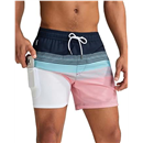 maamgic Mens Swim Trunks with Compression Liner 2 in 1 Swimming Shorts Stretch 5.5" Quick Dry Bathing Suits