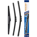 28"/28"/12" Windshield Wipers Compatible with Ford Focus 2012-2018 Front and Rear Wiper Blades for My Car Original Equipment Automotive Replacement (Set of 3)