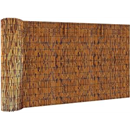 KOIUEYW Bamboo Reed Fencing, Light Russet Decorative Bamboo Privacy Fence 5ft High, Reed Curtains for Patio Garden Balcony Outdoor Privacy Screen, 5 x 16 FT