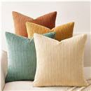 Topfinel Decorative Throw Pillow Covers Cushion Cases, Set of 4 Soft Velvet Modern Double-Sided Designs, Mix and Match for Boho Farmhouse Fall Home Decor (18x18 inch, Orange/Teal)