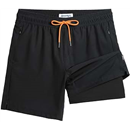 maamgic 2 in 1 Mens Swim Trunks 7 Inch Swim Shorts Swim Suits Board Shorts