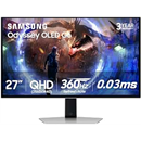 Samsung 27” Odyssey OLED G6 (G60SD) Series Gaming Monitor with QHD & QD-OLED, 360Hz 0.03ms, AMD FreeSync Premium Pro, Anti-Glare, Sleek Design, Cooling System, 3 Year Warranty, LS27DG602SNXZA