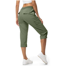 BGOWATU Women's Capris Lightweight Cargo Hiking Pants with 6 Pockets Quick Dry Outdoor Casual Loose Pants