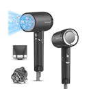 Hair Dryer, 100,000 RPM High-Speed Blow Dryers for Women & Men, Hair Dryers with Diffuser & Nozzle, Portable for Travel Home Use, Quiet & Fast-Drying, 500 Million Negative Ions, Heat-Control