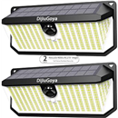 466 LEDs Solar Lights Outdoor with Motion Sensor, 2-Pack