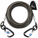 Dog Tie Out Cable, 10/15/20/30/50FT Outdoor Long Leash for Dog Heavy Duty