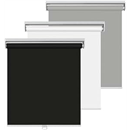 Kokorona Cordless Roller Shades Blackout Roller Blinds for Windows, Free-Stop Roller Window Shades Room Darkening Blinds Privacy Thermal Insulated for Home, Black, 49" W X 72" H (124.5 W x H 183 cm)