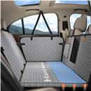 Hard Bottom Dog Car Seat Cover, Dog Seat Cover for Back Seat, Gray