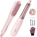 Wavytalk Pro Steam Hair Straightener Brush, Steamline Pro 3-in-1 Straightening Brush for Curly Hair, Fast Salon Results with Less Damage, Anti-Frizz and Hair Nourishment