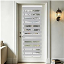 SEEYE Cordless Zebra Blinds for Window, French Door Blinds Free-Stop Roller Window Shades with Valance 36" W X 90" H Light Filtering Window Treatment Sheer Blinds & Shades Light Control, Grey