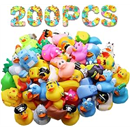Rubber Ducks Bath Toy Assortment Bulk Floater Duck for Kids Birthday Gifts