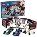 LEGO City F1 Garage & Mercedes-AMG & Alpine Cars Toy - Model Race Car Building Toy and Portable Playset for Kids, Boys and Girls, Ages 7+ - F1 Collectible for Fans - Gift Idea for Birthdays - 60444