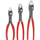 KNIPEX Tools 00 20 06 US4 3 Pc TwinGrip Pliers Set, Plastic Dipped (6", 8", 10")