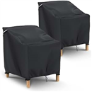 Gasadar Patio Chair Cover-2 Pack, Heavy Duty Waterproof UV Resistant Anti-Fading Chair Covers for Lawn Outdoor Furniture Chairs,29"W x30"D x 36"H