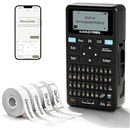 SUPVAN E11 Keyboard & Bluetooth Label Maker Machine with 4 Tapes