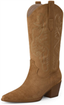 iiimmu Women's Knee High Cowgirl Boots