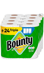 Bounty Select-A-Size Paper Towels, White, 8 Triple Rolls = 24 Regular Roll