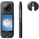 Insta360 X5 Snowboard Bundle - Waterproof 8K 360° Camera, Invisible Selfie Stick Effect, Leading Low Light, Rugged & Replaceable Lens, 3-Hour Battery, Clear Audio, Stabilization