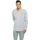 Vantage Men's Collegiate Easy-Care Long Sleeve Gingham Check Button Down Shirt