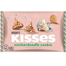 HERSHEY'S KISSES Snickerdoodle Cookie Flavored, Christmas Candy Bag, 9 oz