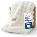 Bedsure Cloud Bubble Blanket, Soft Cozy Throw, Off White, 50"×60"