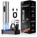 Electric Wine Opener Rechargeable, BABONIR 6-in-1 Wine Gift Set