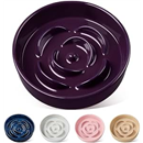 vancasso Slow Feeder Dog Bowl, 1.5 Cup Ceramic Medium Puzzle Dog Food Dish