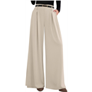 PRETTYGARDEN Womens Wide Leg Trousers 2026 Elastic High Waisted Dress Pants Pleated Slacks Flowy Business Work Palazzo Pants
