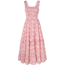 Scarlet Darkness Floral Dress for Women 2026 Summer Dress Flowy Sundress