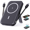 2026 Latest Portable Charger, 16800mAh Magnetic Wireless Power Bank with 2 Built in Cables, LED Display Battery Pack Travel Essentials for iPhone 17/16/15/14/13/Pro/Mini/Pro Max Andriod