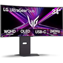 LG 34GX900A-B 34-Inch Ultragear WQHD (3440 x 1440) OLED Curved Gaming Monitor, 240Hz, 0.03ms, NVIDIA G-Sync, VESA DisplayHDR True Black 400, HDMI 2.1, DisplayPort, USB Type-C PD 65W, Black