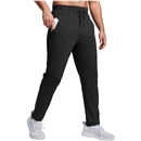 PINSPARK Mens Joggers with Zipper Pockets Lightweight Athletic Track Pants Quick Dry Workout Gym Sweatpants for Men