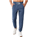 PINSPARK Men's Joggers with Zipper Pockets Stretch Lightweight Athletic Track Pants Gym Quick Dry Workout Pants for Men