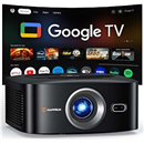 HAPPRUN 1500 ANSI 4K Decoding Outdoor Projector with Official Google TV