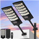 2 Pack Solar Street Lights Outdoor Waterproof with Motion Sensor